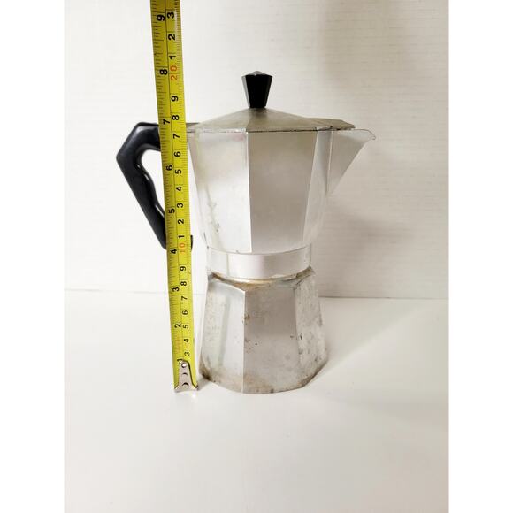 Vtg Junior Express Coffee Espresso Moka Pot Crusinallo Made in Italy - Picture 2 of 7